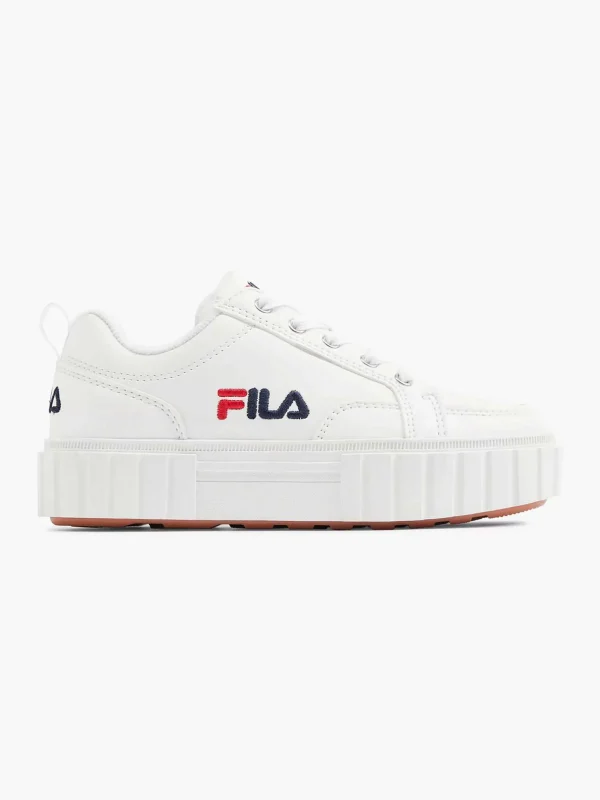 Kinderen FILA Witte Sneaker Platform