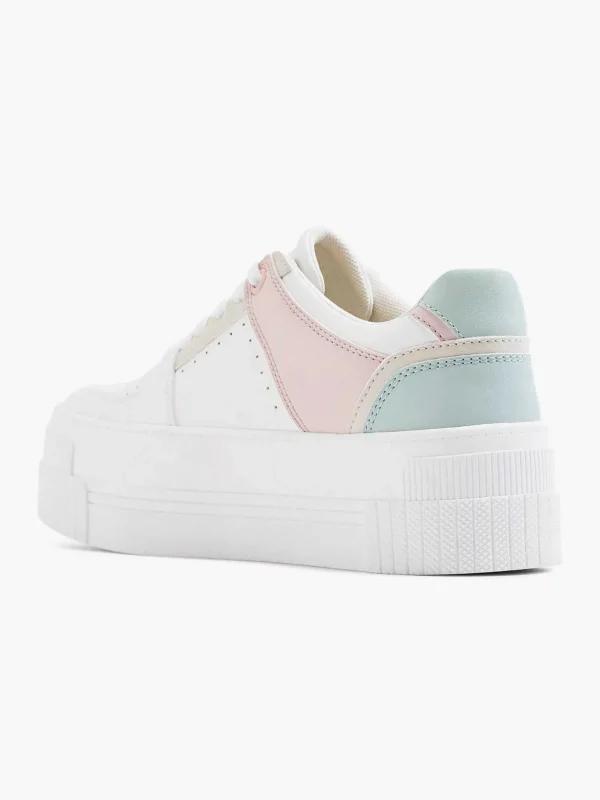 Dames Graceland Witte Sneaker Platform