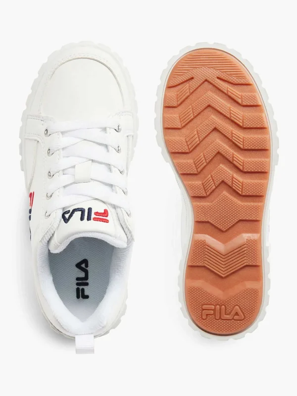 Kinderen FILA Witte Sneaker Platform