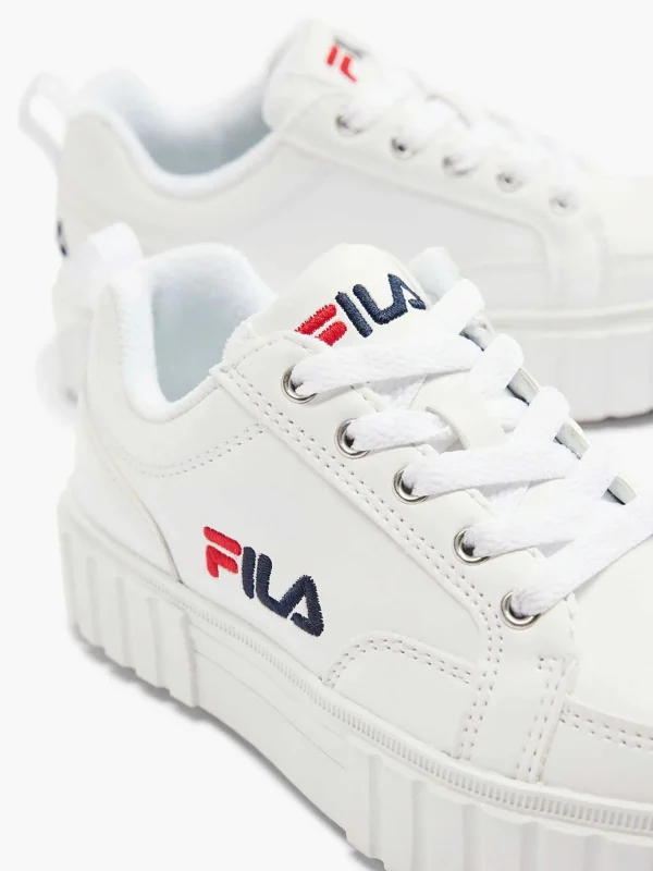 Kinderen FILA Witte Sneaker Platform