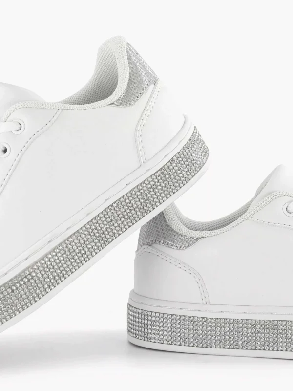 Kinderen Graceland Witte Sneaker Steentjes