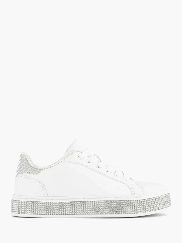 Kinderen Graceland Witte Sneaker Steentjes