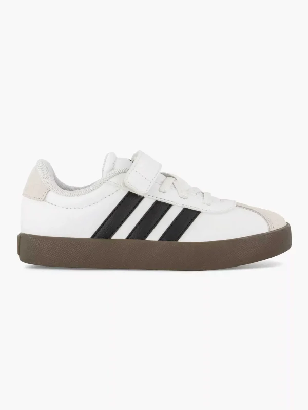 Kinderen adidas Witte Sneaker Vl Court 3.0 El C