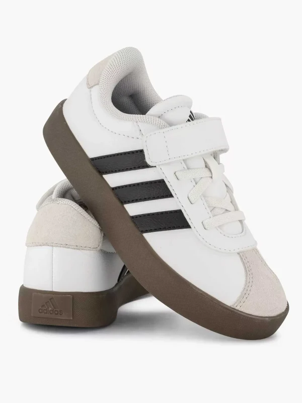 Kinderen adidas Witte Sneaker Vl Court 3.0 El C