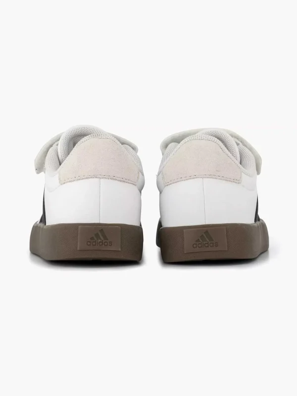 Kinderen adidas Witte Sneaker Vl Court 3.0 El C