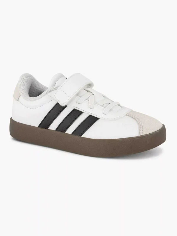 Kinderen adidas Witte Sneaker Vl Court 3.0 El C