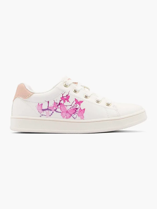 Kinderen Graceland Witte Sneaker Vlinders