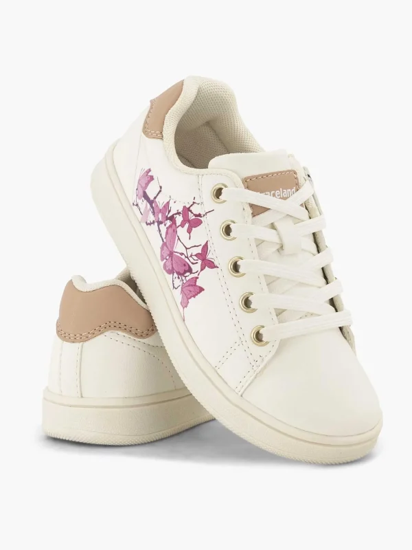 Kinderen Graceland Witte Sneaker Vlinders