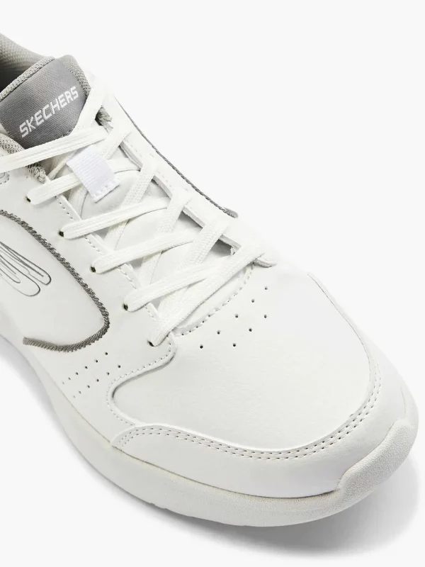 Heren Skechers Witte Solitair