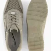 Dames Medicus Zandkleurige Leren Comfort Sneaker