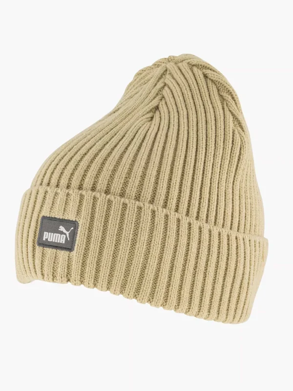 Dames Puma Zandkleurige Classic Cuff Beanie