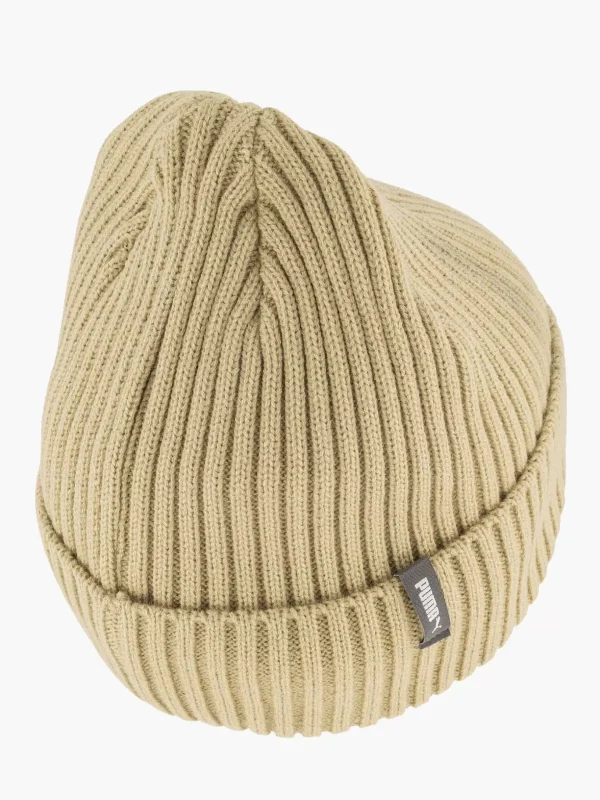 Dames Puma Zandkleurige Classic Cuff Beanie