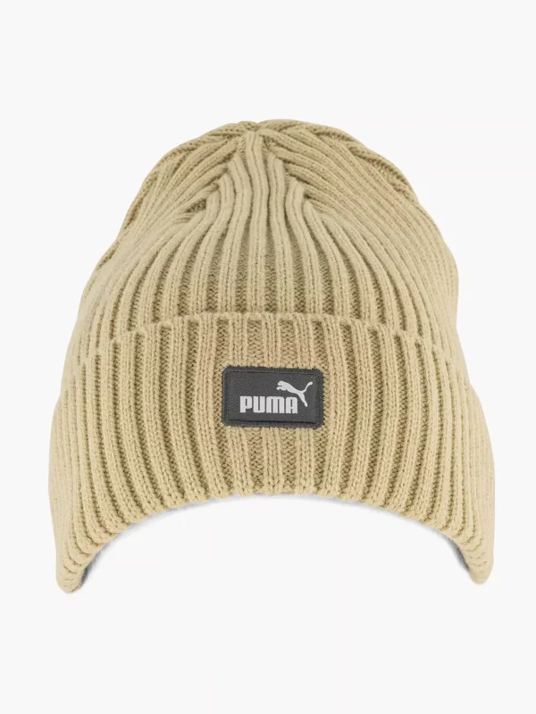 Dames Puma Zandkleurige Classic Cuff Beanie