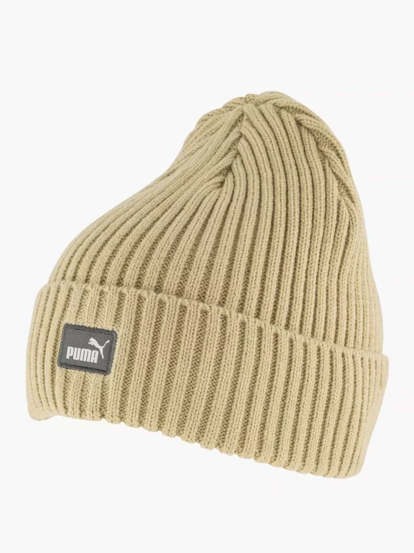 Dames Puma Zandkleurige Classic Cuff Beanie