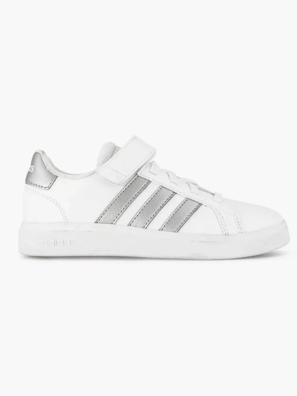 Kinderen adidas Zilveren Grand Court 2.0 El K