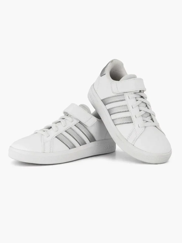Kinderen adidas Zilveren Grand Court 2.0 El K