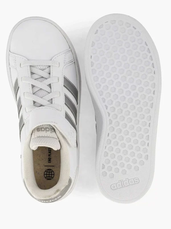 Kinderen adidas Zilveren Grand Court 2.0 El K