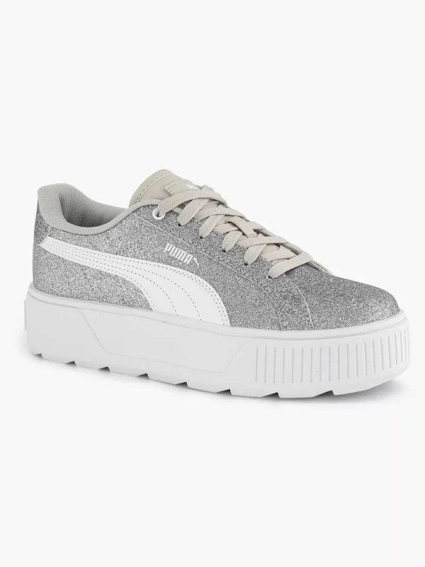 Dames Puma Zilveren Karmen Glitz Jr