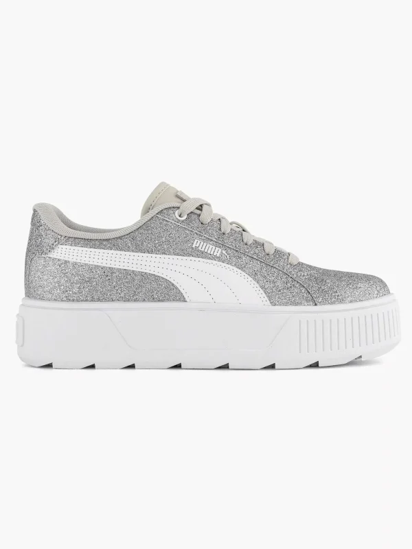 Dames Puma Zilveren Karmen Glitz Jr