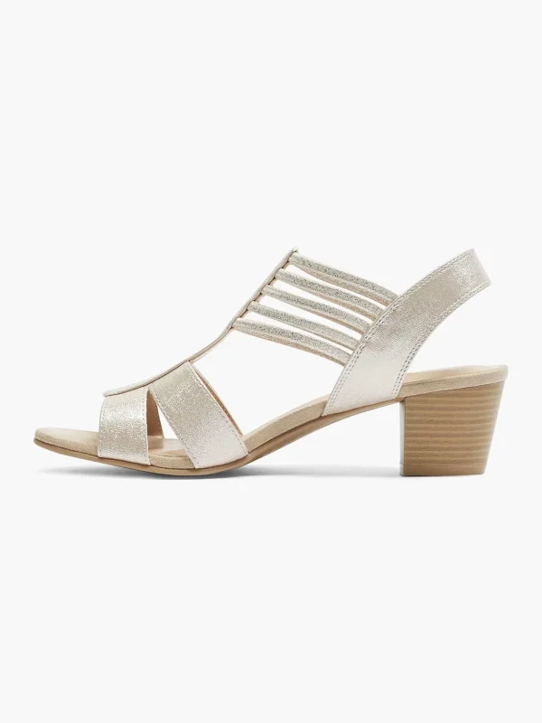 Dames Graceland Zilveren Sandalette