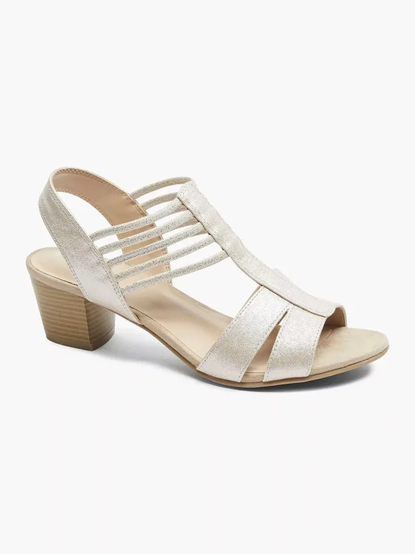 Dames Graceland Zilveren Sandalette