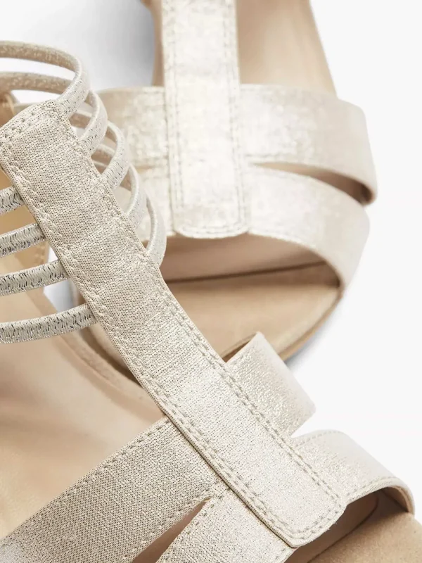 Dames Graceland Zilveren Sandalette