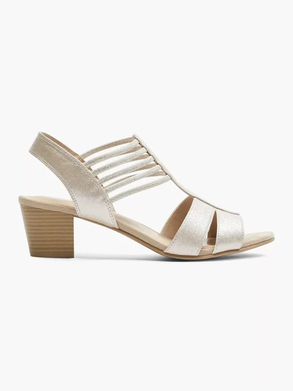 Dames Graceland Zilveren Sandalette