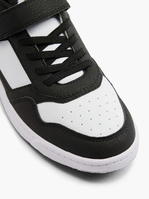 Kinderen Vty Zwart/ Witte Sneaker