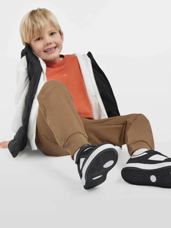Kinderen Vty Zwart/ Witte Sneaker