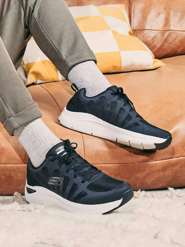 Heren Skechers Zwarte Arch Comfort - Barkins