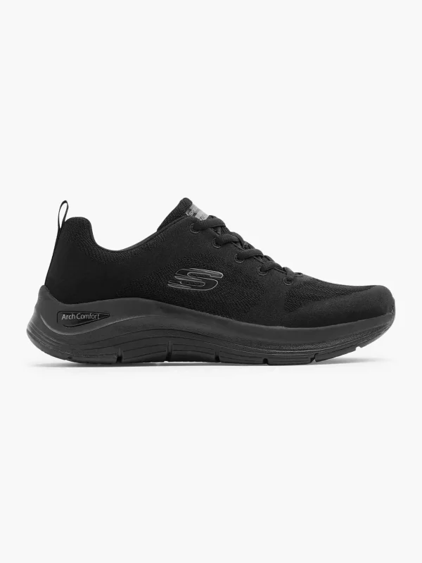 Dames Skechers Zwarte Arch Comfort Deep Breath