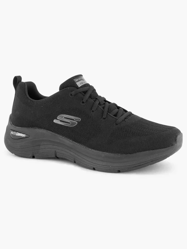 Dames Skechers Zwarte Arch Comfort Deep Breath