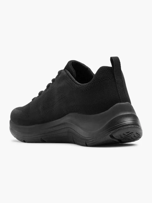 Dames Skechers Zwarte Arch Comfort Deep Breath