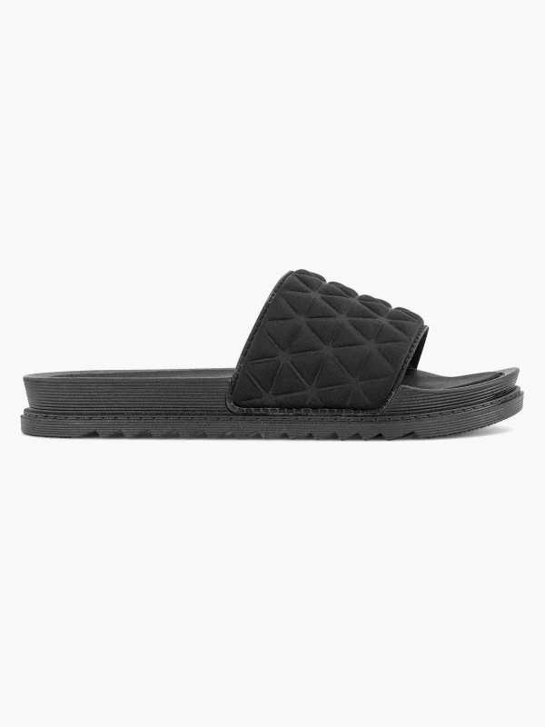 Dames Oxmox Zwarte Badslipper