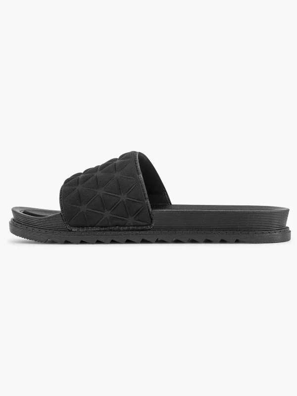 Dames Oxmox Zwarte Badslipper