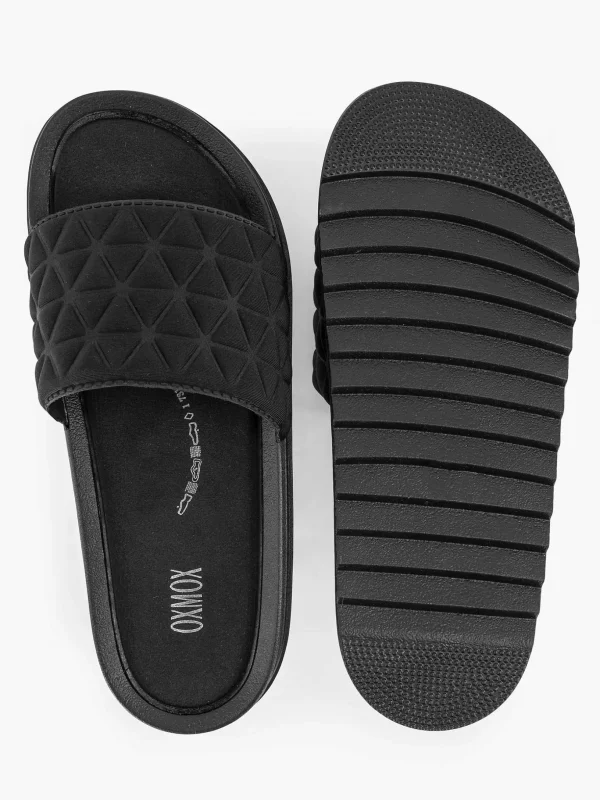 Dames Oxmox Zwarte Badslipper