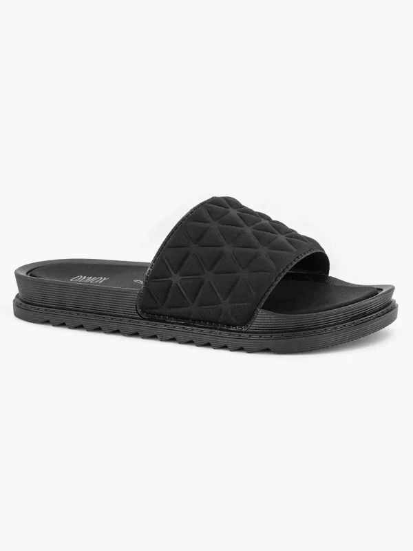 Dames Oxmox Zwarte Badslipper