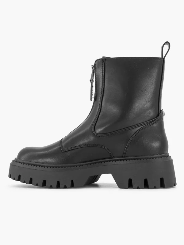 Dames Oxmox Zwarte Bikerboot