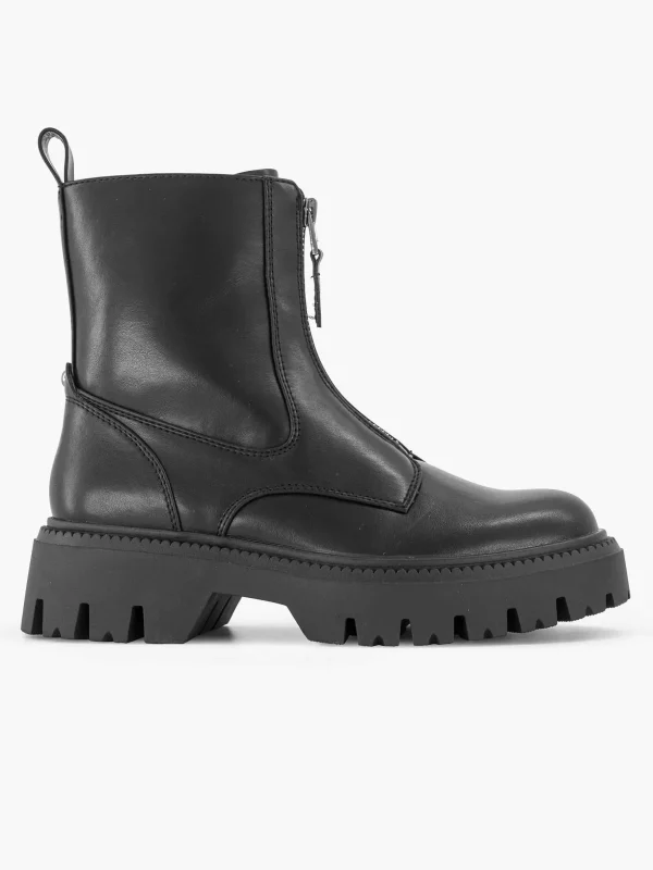 Dames Oxmox Zwarte Bikerboot