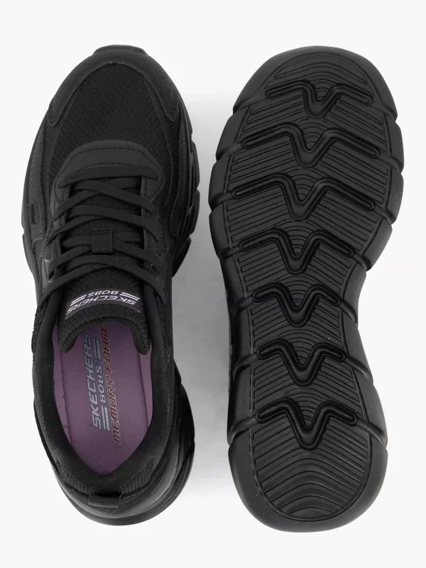 Dames Skechers Zwarte Bobs B Flex Hi - Forces Within