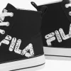 Dames FILA Zwarte Canvas Hoge Sneaker