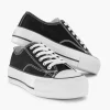 Dames Graceland Zwarte Canvas Sneaker