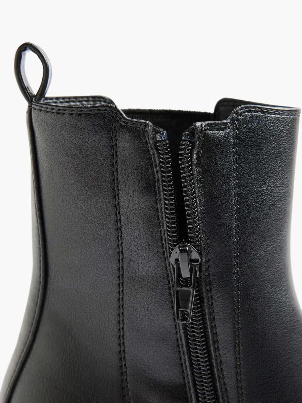 Dames Graceland Zwarte Chelsea Boot Hak