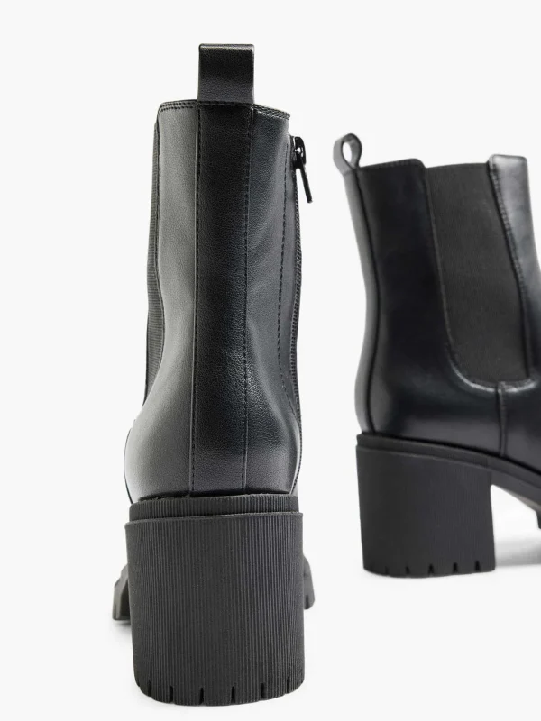 Dames Graceland Zwarte Chelsea Boot Hak