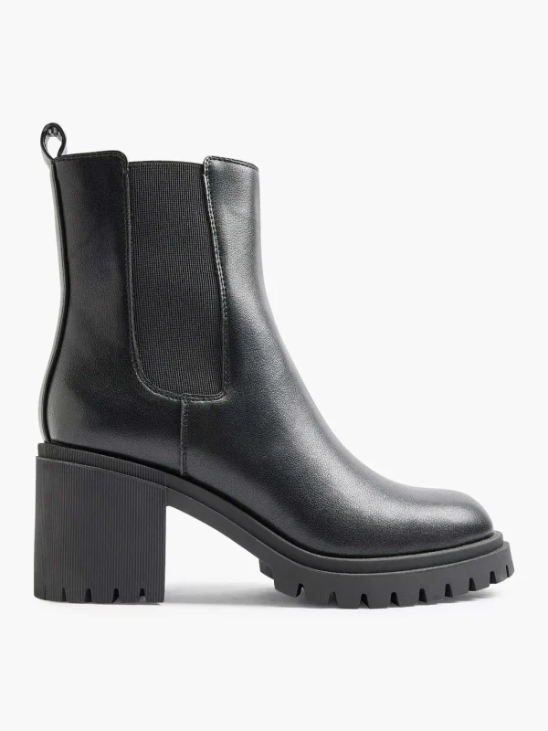 Dames Graceland Zwarte Chelsea Boot Hak