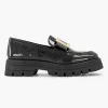 Dames Oxmox Zwarte Chunky Loafer Lak