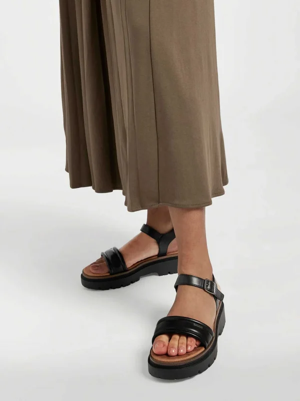 Dames Esprit Zwarte Chunky Sandaal