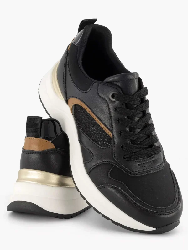 Dames Graceland Zwarte Chunky Sneaker