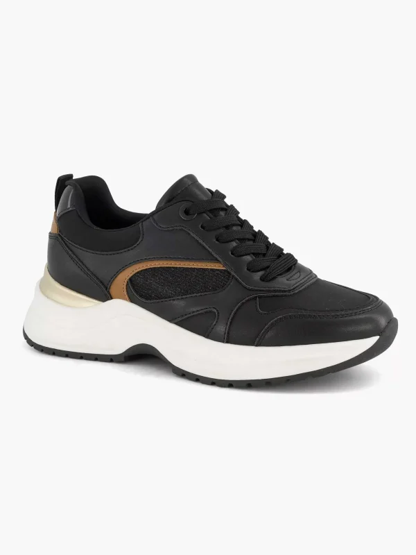 Dames Graceland Zwarte Chunky Sneaker