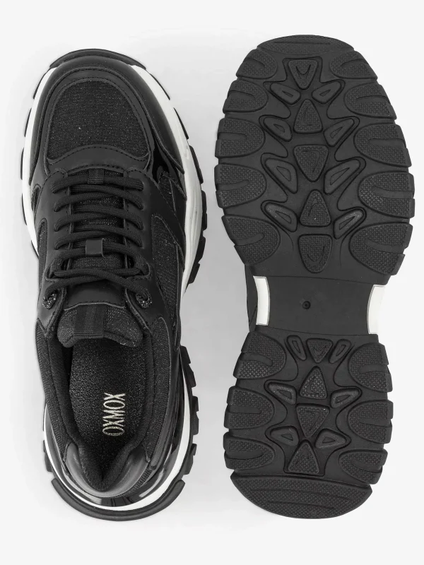 Dames Oxmox Zwarte Chunky Sneaker